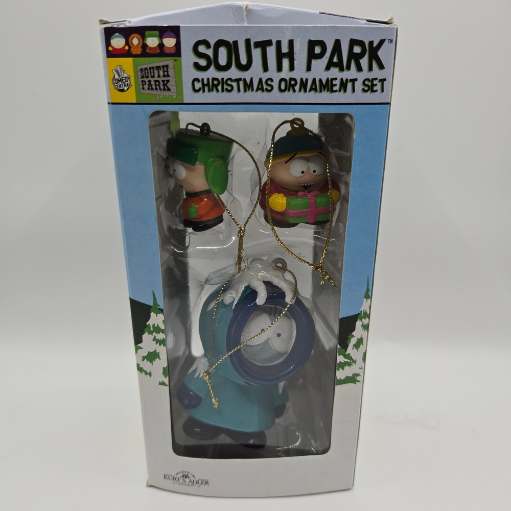 South Park 3 Piece Christmas Ornaments Kurt S Adler‎ Comedy Central 2008
